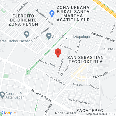 Gekko Kai Karate Do Iztapalapa map