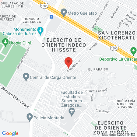 Dental Oriente map