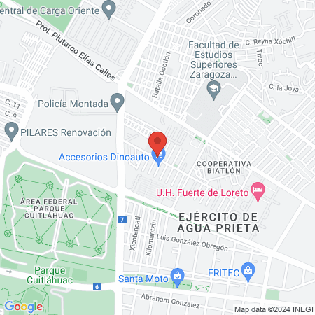 Podología Alvarado map