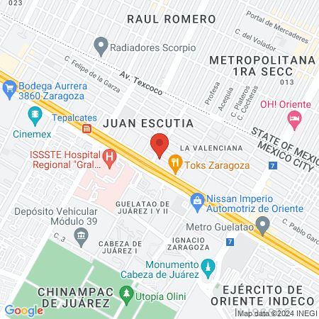 Centro Integral Tanatológico y del Suicidio map