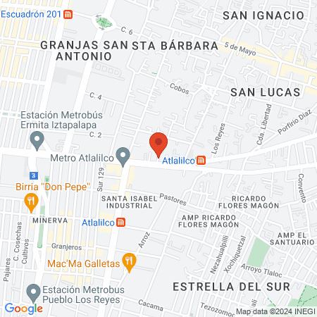 Veterinaria Petto Iztapalapa map