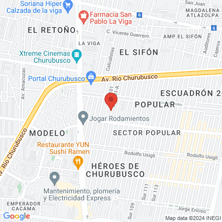 Iris Peralta Spa map