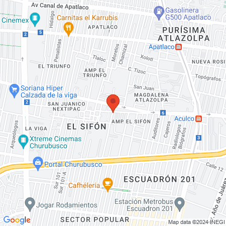 Ruíz Carapia Jesús map