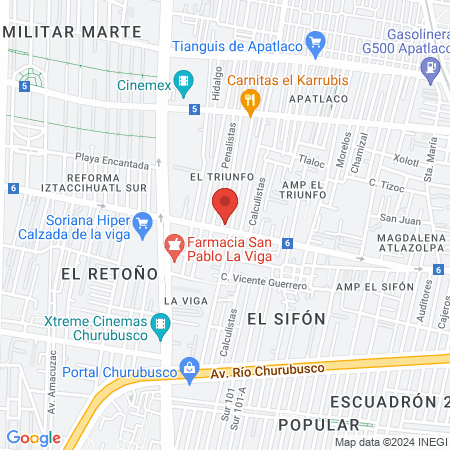 Clínica Integral de Servicios map