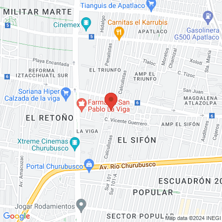 Laboratorio dental DANFER map