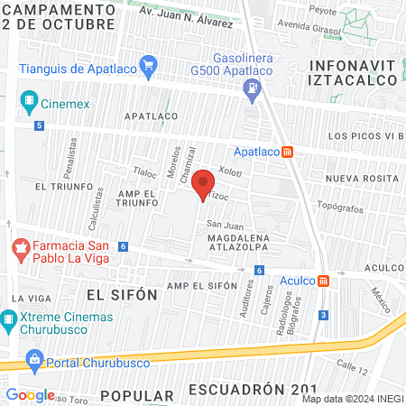 CLINICA PODOLOGICA Podoluna map