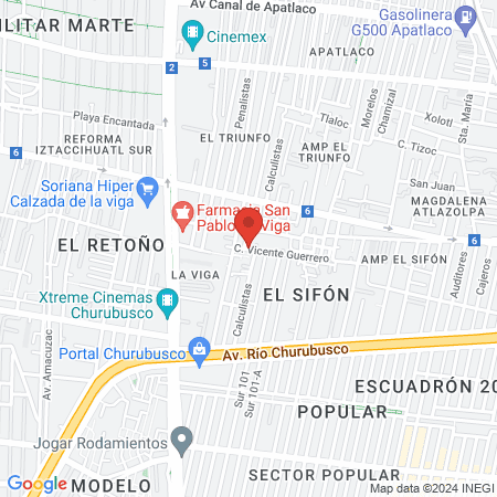 Clinica Veterinaria Guyman map