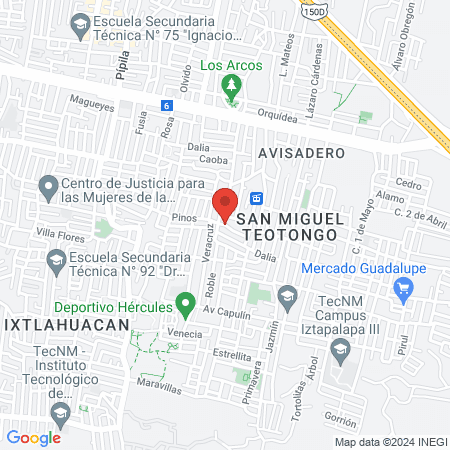 Estetica y barberia "jessy" map