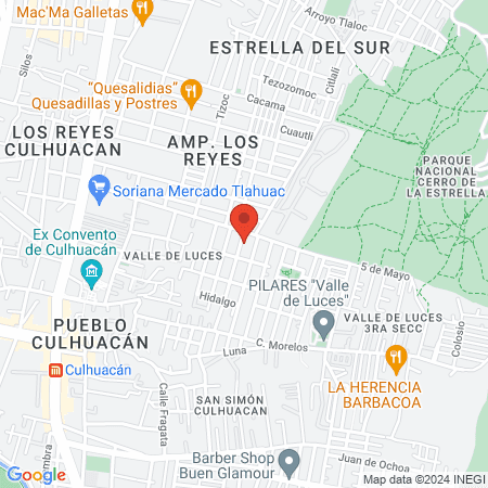 Centro fitness y Snack's saludables map