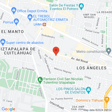 Horarios Spinning map