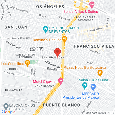 Dr. Agustin Blas Méndez map