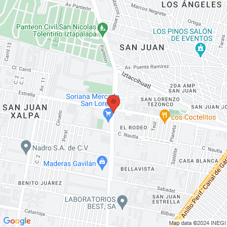 FUNDACION BEST A.C. DIRECTORIO MEDICO map