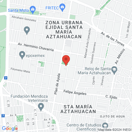 Clinica Veterinaria aztahuacan map
