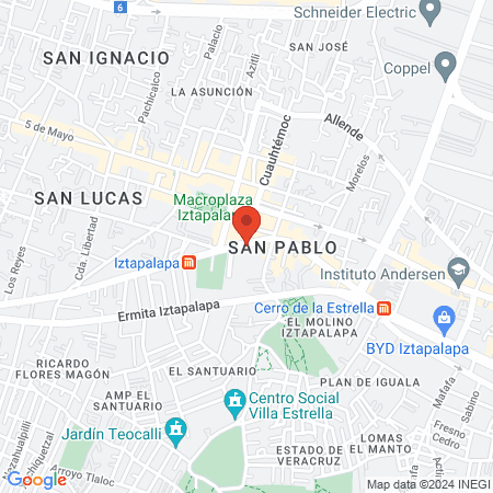 Dra. Maria Isabel Ceron Orta, Pediatra map