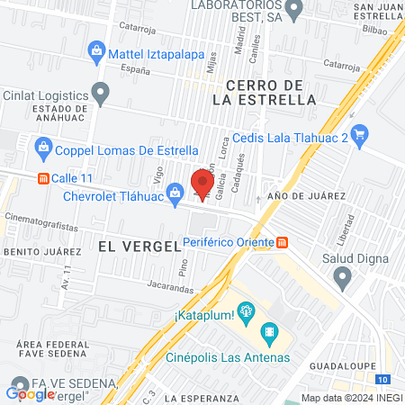 ClubMexa Barber map