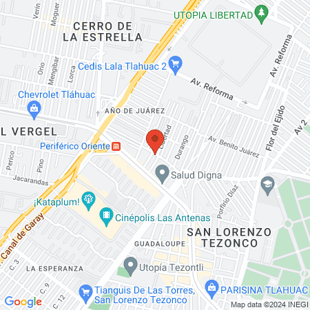 Peludos map