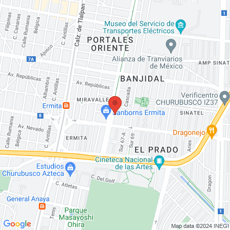 Perez Valadez Ernesto Dr map