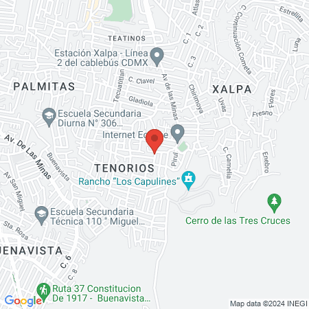 Barber y nails Ferrer map