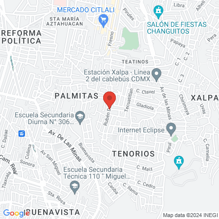 Salón Miranda's map