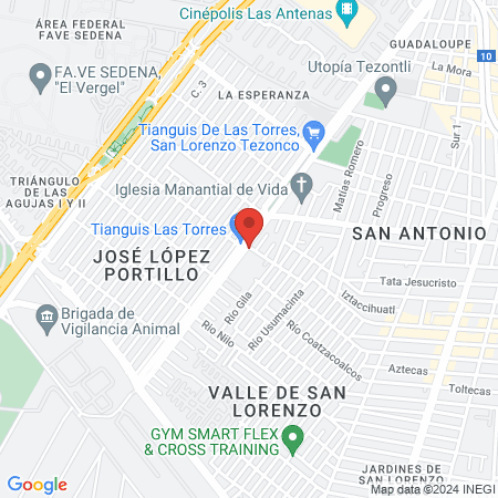 Estética Acuario map