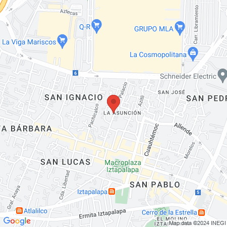 Barberia Toñito's map