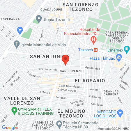 Consultorio Dental Dra. Claudia Chagoya map