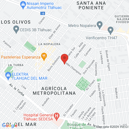 Verónica Fernandez map