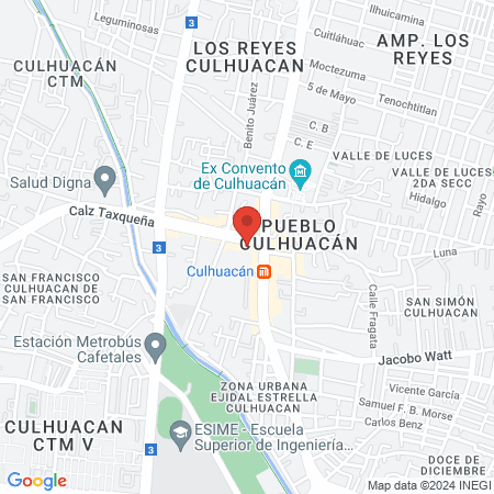 Salon Manuel Culhuacan map