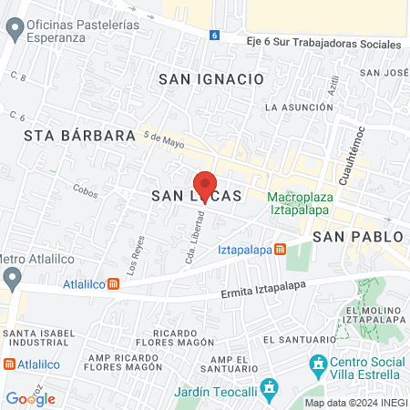 Consultorio Médico San Lucas map