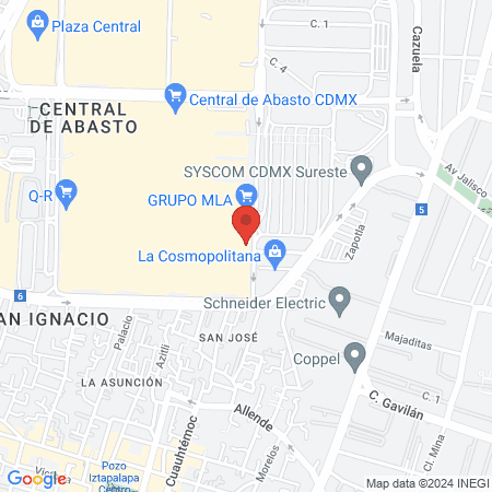 Barber shop central map