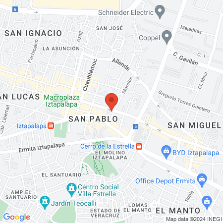 LV Beauty Studio map