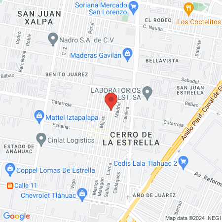 BARBERÍA ANDRË URBE megastyle map