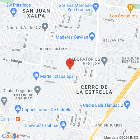 Martínez Burguette Javier Doctor map