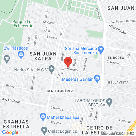 salon de belleza Bellavista map