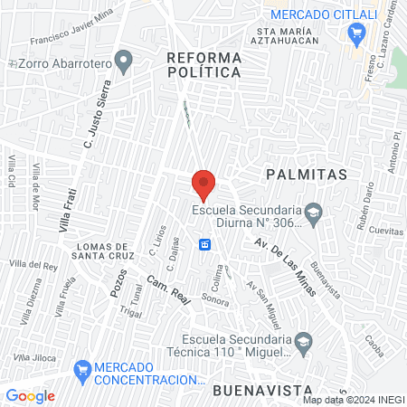 Dra. Karla María Castro Vázquez (Dentista) map