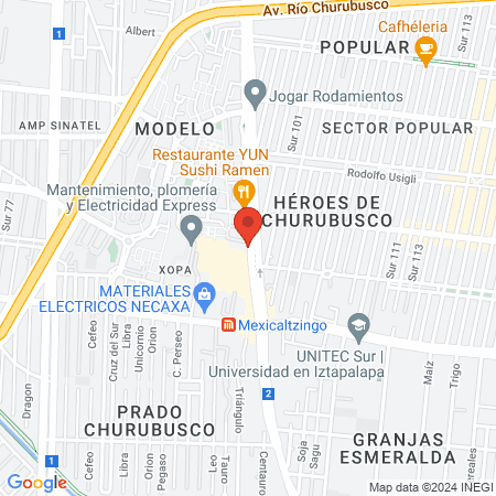 Estetica Unisex Sara map