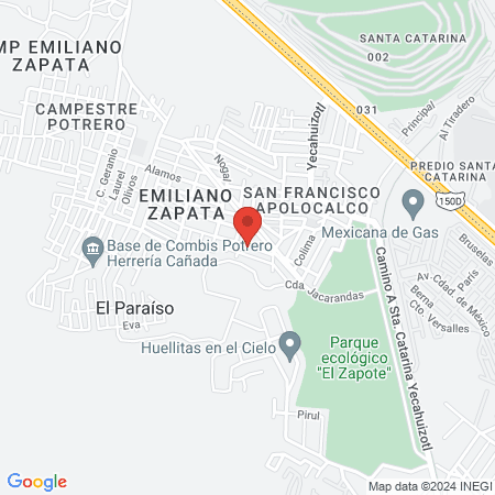 Salón & Barbería Buchii map