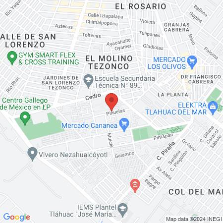 Consultorio Dra. Luisa Rios map