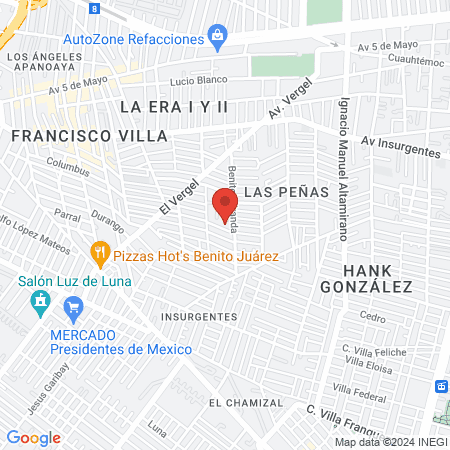 Centro de salud T-I Honorato Leal map