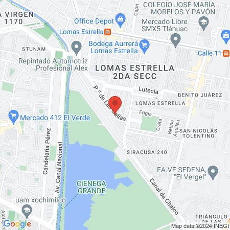 Salon de Belleza map