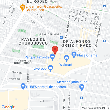 Belleza Permanente map