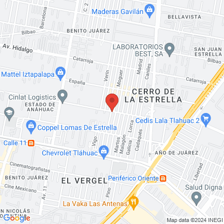 Red Odontológica map