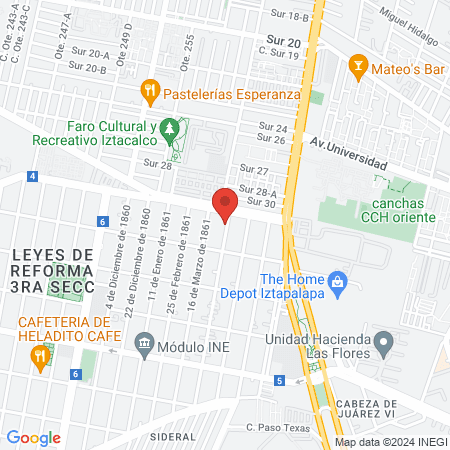 Brows Lash and Nails map