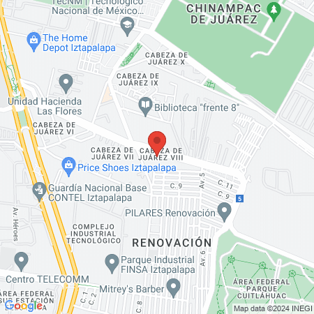 TEMAZCAL Grupo De Salud Popular (Terapia De Rehabilitación) map