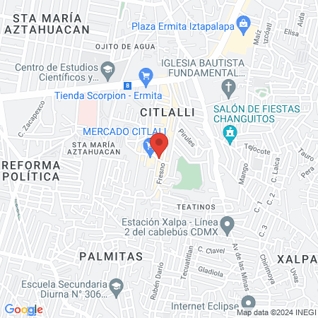 Estudio de Belleza SherAnndy map