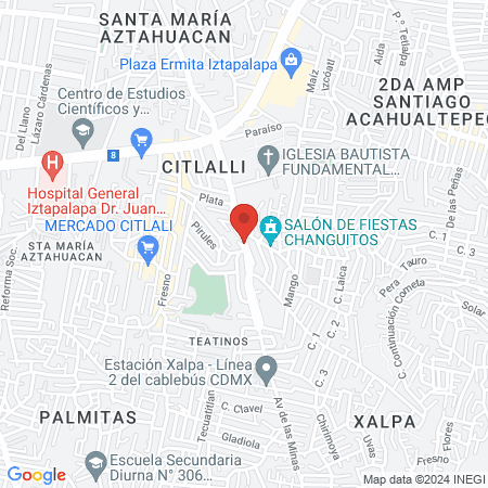 Los Pana's Barbería map
