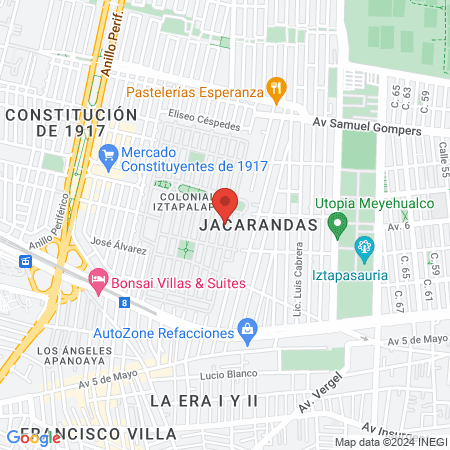 Spine Surgery in Mexico Dr. Raúl López Serna map