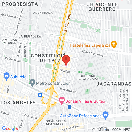 Studio Nails. Constitucion map