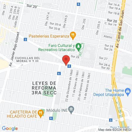 Barbería Marshall map