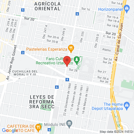 Veterinaria Leon map